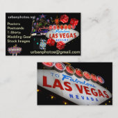 Las Vegas-Visitenkarten Visitenkarte (Vorne/Hinten)