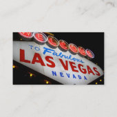 Las Vegas-Visitenkarten Visitenkarte (Rückseite)