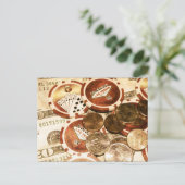 Las Vegas Währung Postkarte (Stehend Vorderseite)