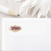 Las Vegas Wedding Address Return Labels (Insitu)