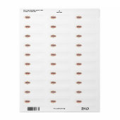 Las Vegas Wedding Address Return Labels (Vorne)