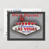 Las Vegas Wedding Ankündigung (Vorne/Hinten)
