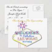 Las Vegas Wedding Ankündigungen (Vorne/Hinten)