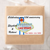 Las Vegas Wedding Anniversary Wine Labels (Insitu)