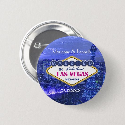 Las Vegas Wedding - Anpassen Button (Vorne & Hinten)