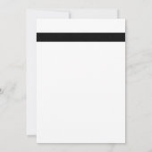 Las Vegas Wedding Brautparty Black Dice Thema Einladung (Rückseite)