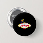 Las Vegas Wedding Bride Groom Matching Dusche Hone Button (Vorne & Hinten)