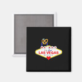 Las Vegas Wedding Bride Groom Matching Dusche Hone Magnet (Vorderseite/Rückseite)