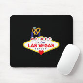 Las Vegas Wedding Bride Groom Matching Dusche Hone Mousepad (Mit Mouse)