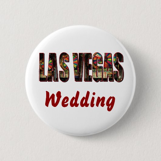 Las Vegas Wedding Button (Vorderseite)