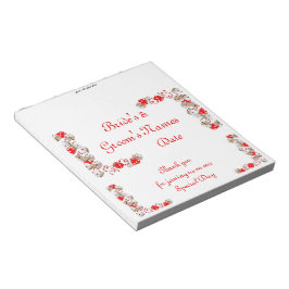 Las Vegas Wedding Candy Bar Wrapper Gastgeschenk Notizblock