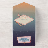 Las Vegas Wedding Casino Einladung UAWG (Außenbereich)