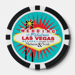 Las Vegas Wedding Casino Pokerchips