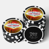 Las Vegas Wedding Casino Pokerchips (Stapel)
