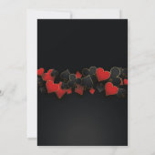 Las Vegas Wedding Casino Royale Party Einladung (Rückseite)