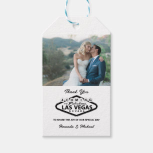 Las Vegas Wedding Custom Foto Vielen Dank Geschenkanhänger