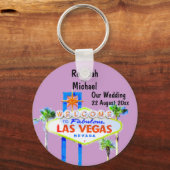 Las Vegas Wedding Date Schlüsselanhänger (Vorderseite)
