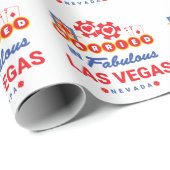 Las Vegas Wedding - ein paar Verheiratet in Vegas Geschenkpapier (Rolleneckpunkt)