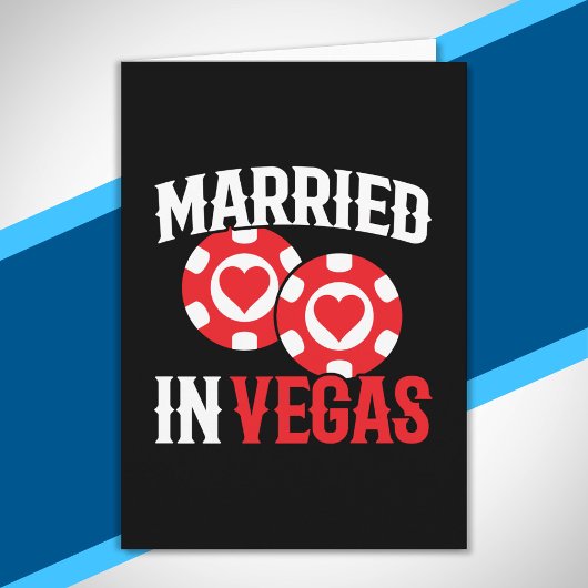 Las Vegas Wedding - ein paar Verheiratet in Vegas Karte