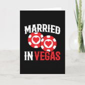 Las Vegas Wedding - ein paar Verheiratet in Vegas Karte (Vorderseite)