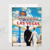 Las Vegas Wedding Einladung (Vorne/Hinten)