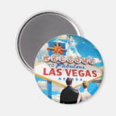 Las Vegas Wedding Einladung Magnet (Vorderseite/Rückseite)