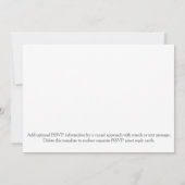 Las Vegas Wedding Einladung Silbergrau (Rückseite)