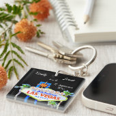 Las Vegas Wedding FavorKeychain Schlüsselanhänger (Vorderseite rechts)