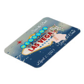 Las Vegas Wedding Flexible Foto Magnet (Linke Seite)