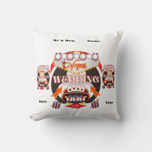 Las Vegas Wedding Gift Kissen