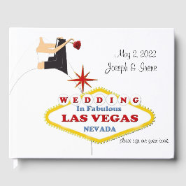 Las Vegas Wedding Guest Book Gästebuch