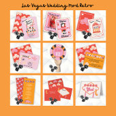 Las Vegas Wedding Herzzeichen Einladung