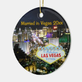 Las Vegas Wedding Holiday Ornament (Links)