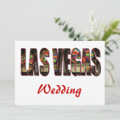 Las Vegas Wedding Invites Einladung (Stehend Vorderseite)