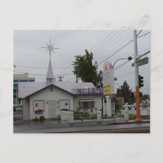 Las Vegas Wedding Kapelle Postkarten (Vorderseite)