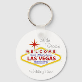 Las Vegas Wedding Keepake Schlüsselanhänger