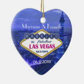 Las Vegas Wedding Keramik Ornament (Rechts)