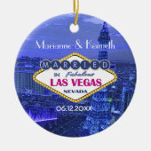 Las Vegas Wedding Keramikornament (Vorne)