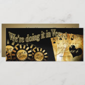 Las Vegas Wedding (kontaktieren Sie mich, um 4u zu Einladung (Vorne/Hinten)