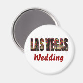 Las Vegas Wedding Magnet (Vorderseite/Rückseite)