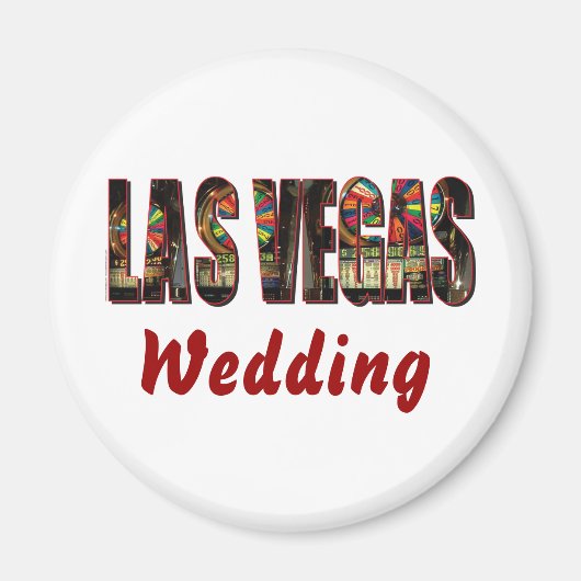 Las Vegas Wedding Magnet (Vorne)