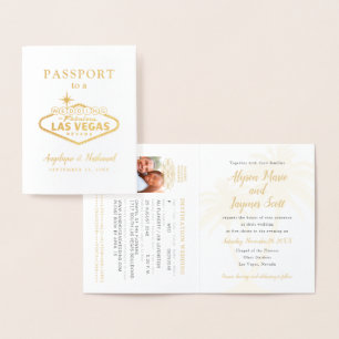 Las Vegas Wedding Passport Einladung