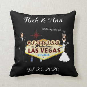 Las Vegas Wedding Personalisierte Throw Kissen