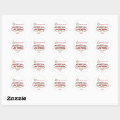 Las Vegas Wedding Personalisierter Sticker (Blatt)