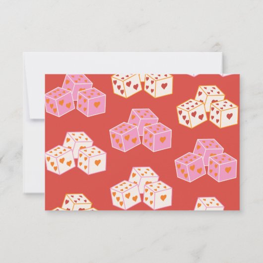 Las Vegas Wedding Pfeil uAwg Response Cards Einladung (Rückseite)