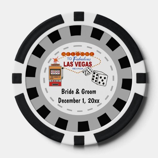 Las Vegas Wedding Pokerchips (Vorderseite)