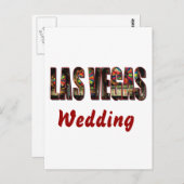 Las Vegas Wedding Postkarte (Vorne/Hinten)