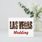 Las Vegas Wedding Postkarte (Stehend Vorderseite)