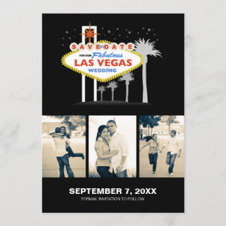 Las Vegas Wedding Rett-the-date Save The Date