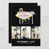 Las Vegas Wedding Rett-the-date Save The Date (Vorne/Hinten)